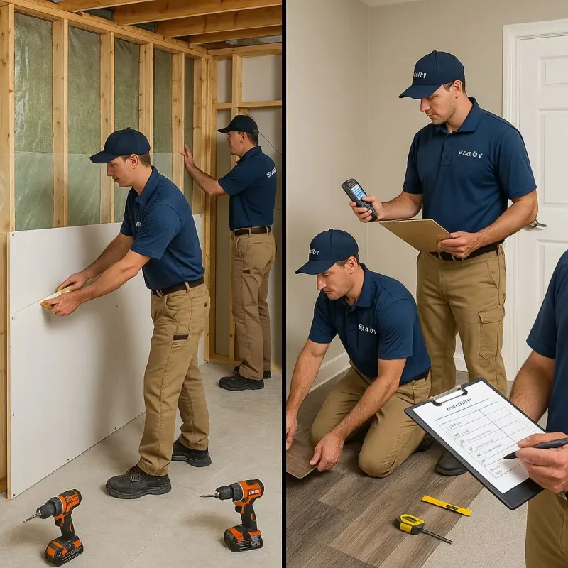 Repairs and Reconstruction process in Manor, PA
