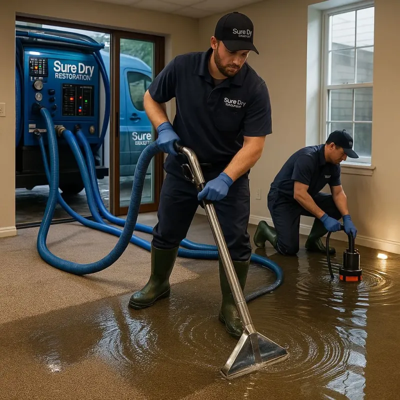 Water Extraction and Removal process in Manor, PA